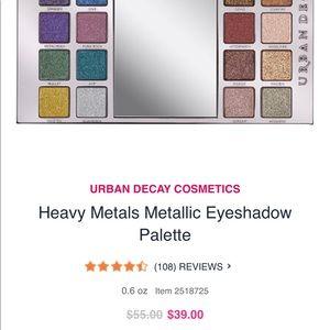 Urban Decay Heavy Metal Palette
